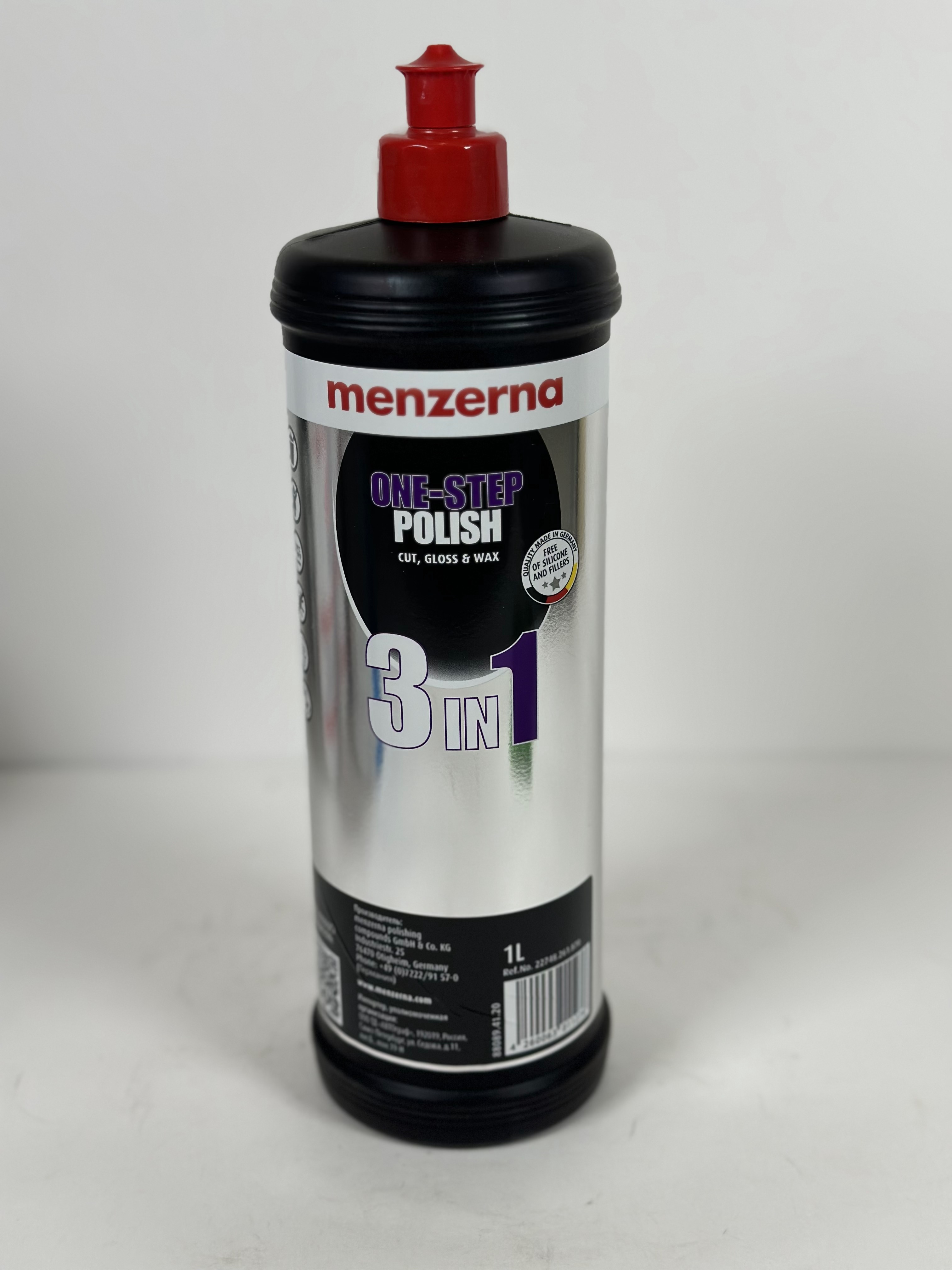 Паста Menzerna полировальная среднеабразивная универсальная One step polish 3 in 1 1 л.