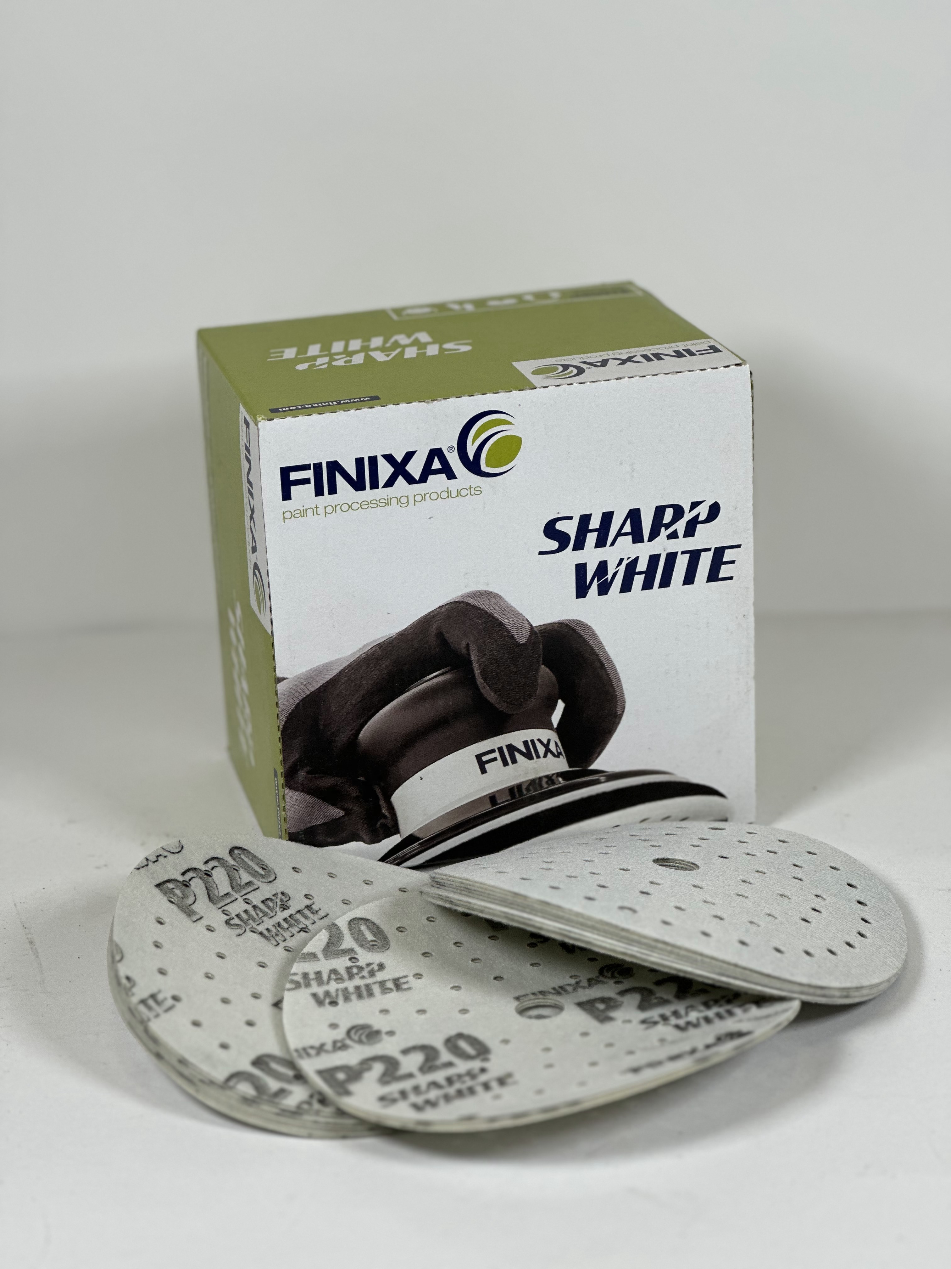 Finixa абразивные диски Sharp White, Ø150mm 15 отверстий P800