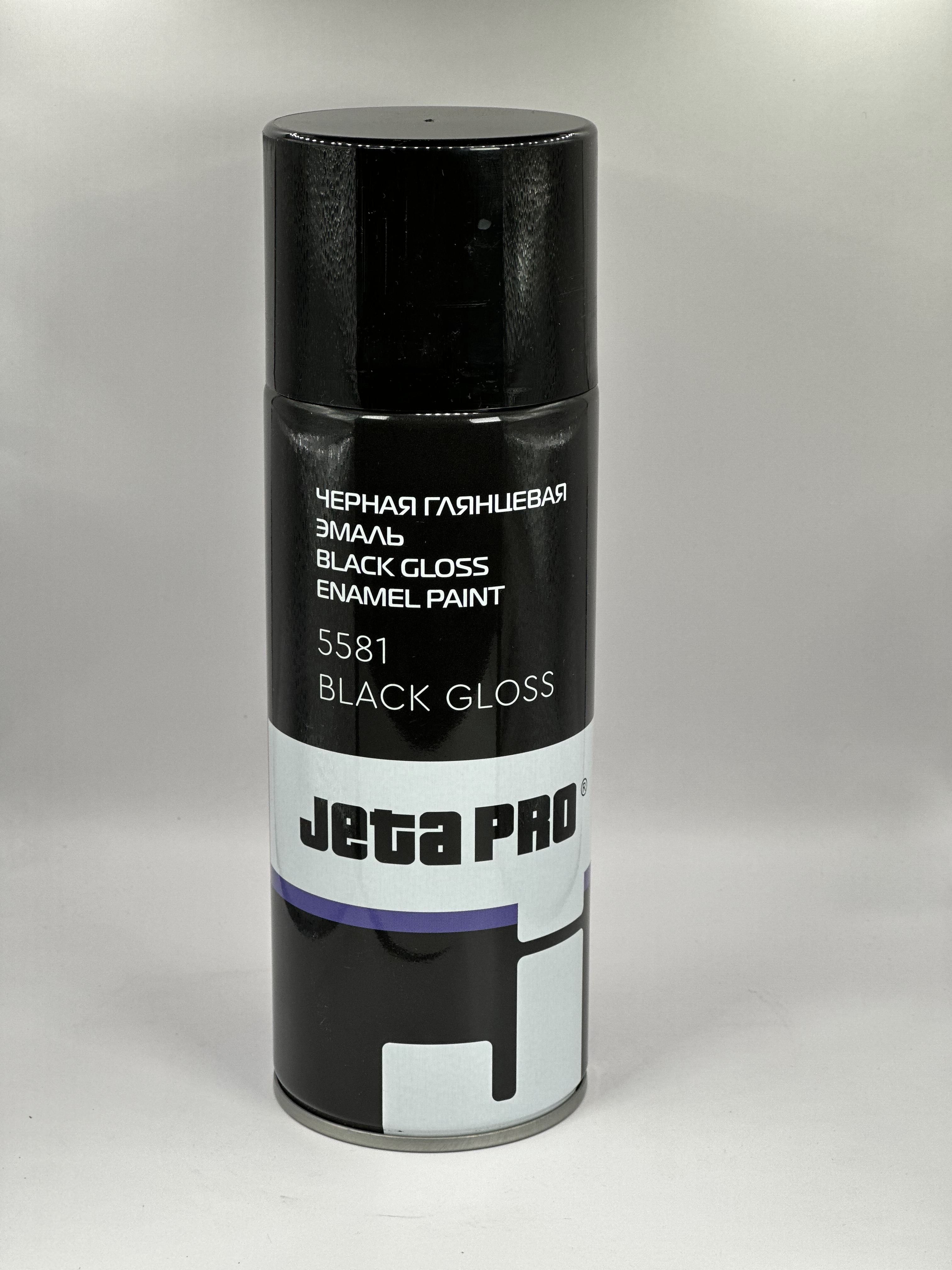 Краска черная глянцевая 5581/black gloss 0,4 Jeta Pro